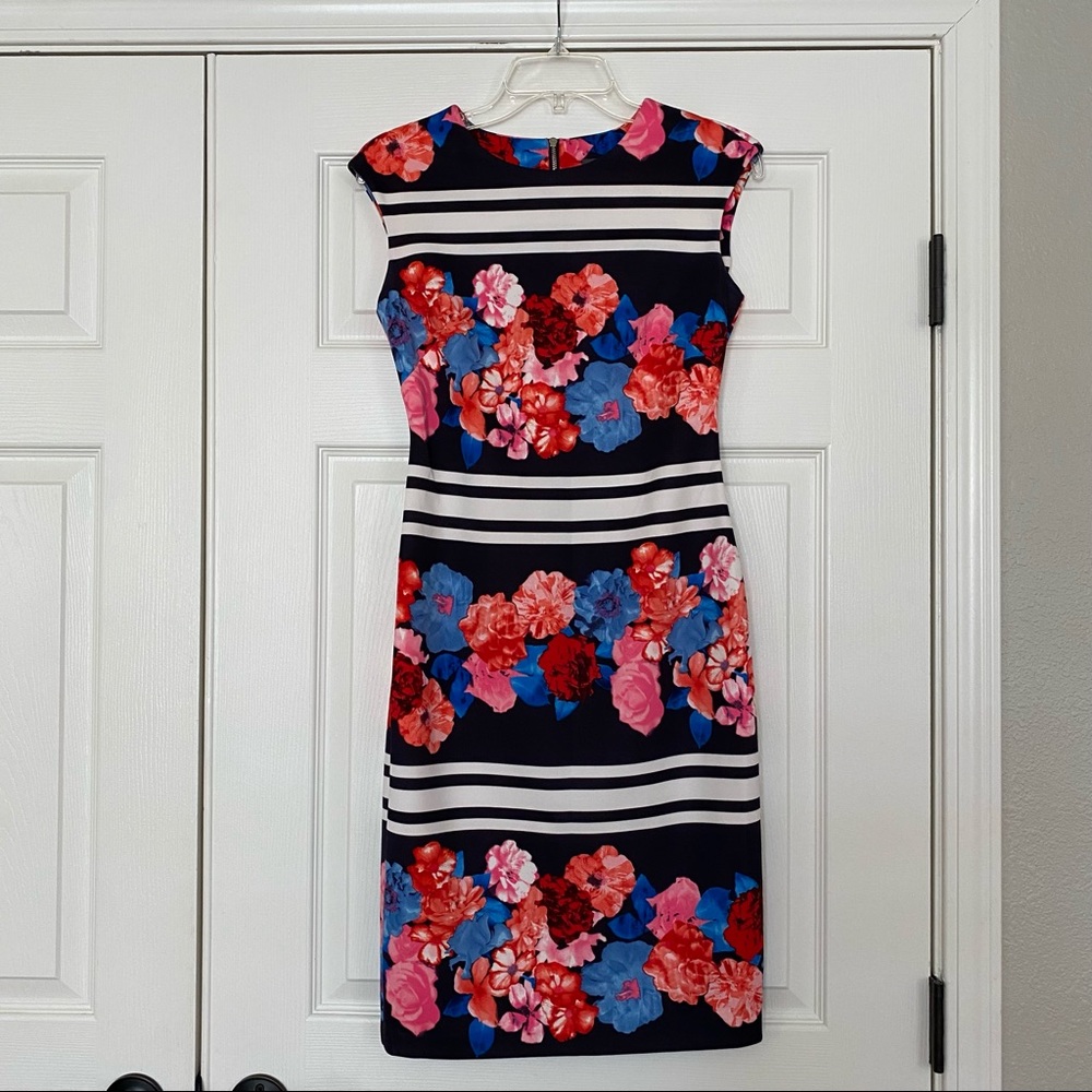 Vince Camuto Scuba Sheath Dress